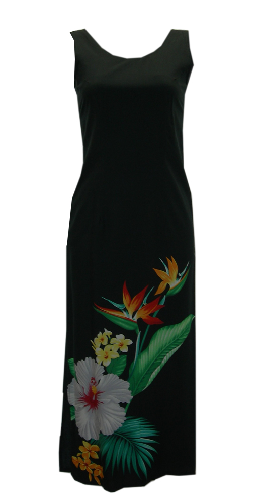 Long Tropic Hawaii Dress, Da808style.com