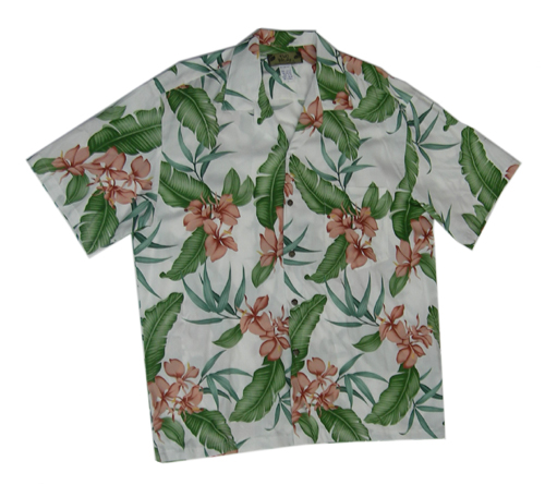 Hawaiian Colorful Ginger Men Shirt, Da808style.com